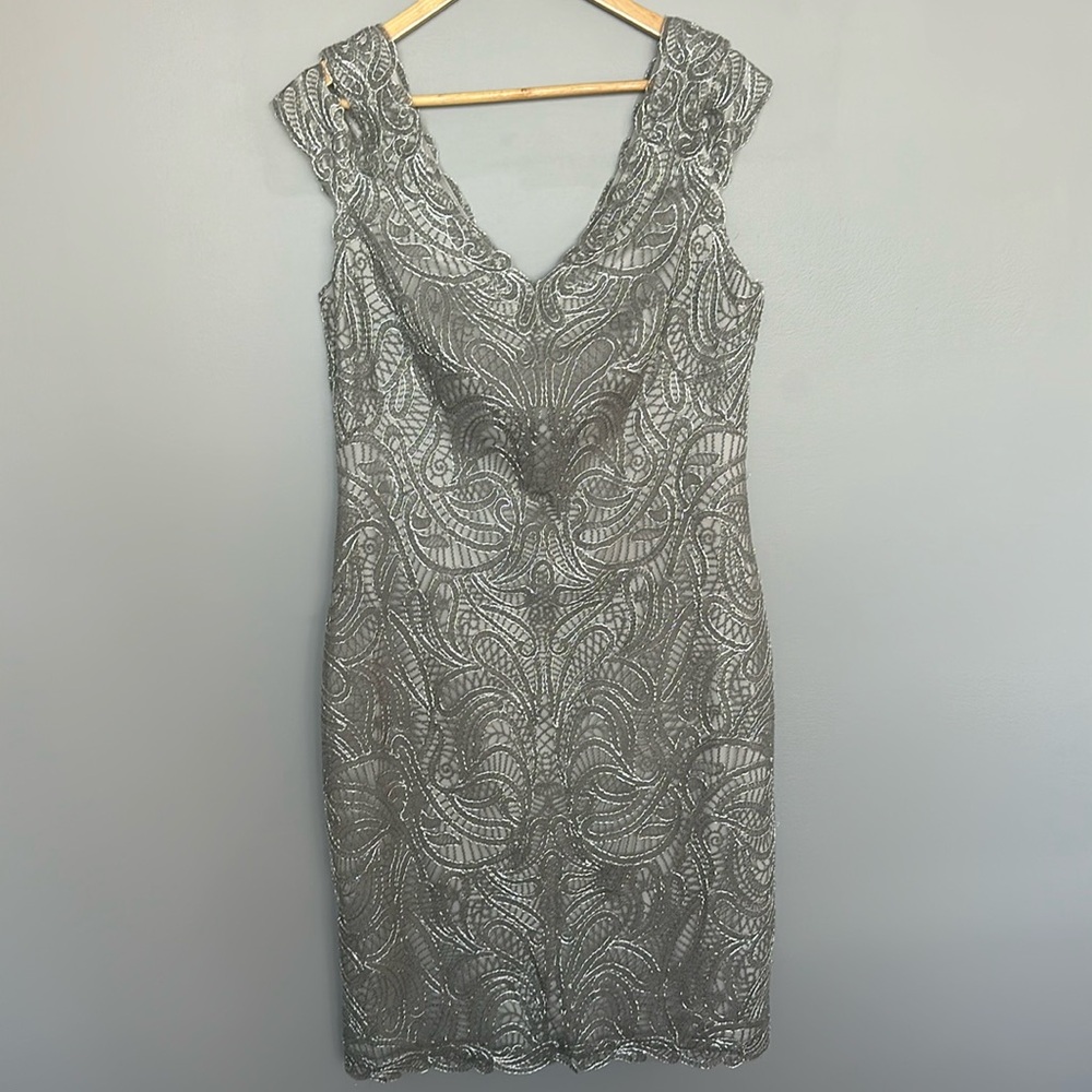 Tadashi Shoji - Cold Shoulder Cocktail Dress